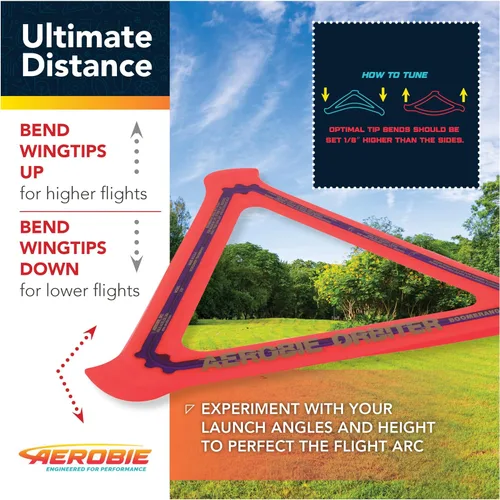 Miniatura 4 de Aerobie Orbirter - Boomerang de alto rendimiento, disco volador al aire libre, boomerang de regreso, anillo volador para fiestas infantiles