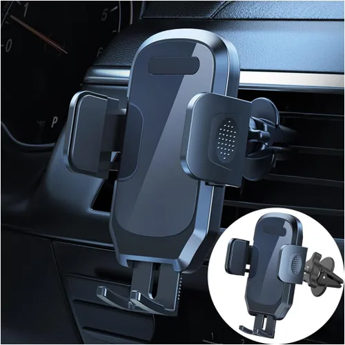 BESULEN Soporte de teléfono para ventilación de automóvil, soporte universal para teléfono para ventilación de aire, soporte antideslizante de fácil