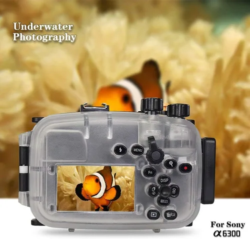 Miniatura 6 de Seafrogs - Carcasa impermeable para Sony A6300 (130 pies/131.2 ft) para cámara subacuática (carcasa + filtro rojo)