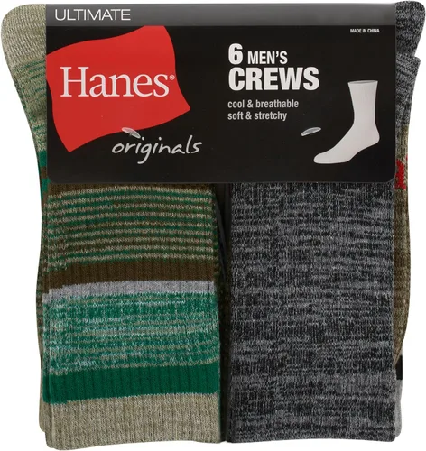 Miniatura 4 de Hanes Men's Hanes Men's Socks, Ultimate Originals Crew, Ankle and No Show Socks