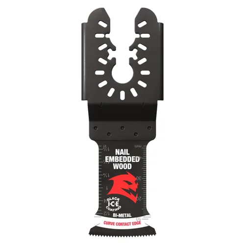 Miniatura 5 de Diablo Steel Demon - Cuchilla oscilante bimetálica universal para metal, ancho de corte de 1-1/4 pulgadas, profundidad de corte de 2 pulgadas