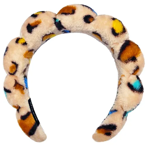 Miniatura 9 de AOENJIE Diademas de spa para lavar la cara o maquillaje, diademas de burbuja de esponja para el cuidado de la piel, diadema de tela de rizo