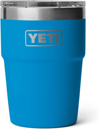 Miniatura 16 de YETI Rambler - Vaso apilable de 16 onzas, aislado al vacío, de acero inoxidable con tapa MagSlider Apilable