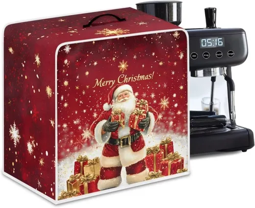 Miniatura 34 de Cubiertas para máquina de café con mango superior, resistentes a las manchas, para mezclador, compatible con la mayoría de cafeteras