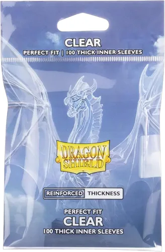 Miniatura 3 de Dragon Shield - Juego de 2 fundas para tarjetas de tamaño estándar transparentes de 100 unidades, paquete individual Ajuste perfecto X2