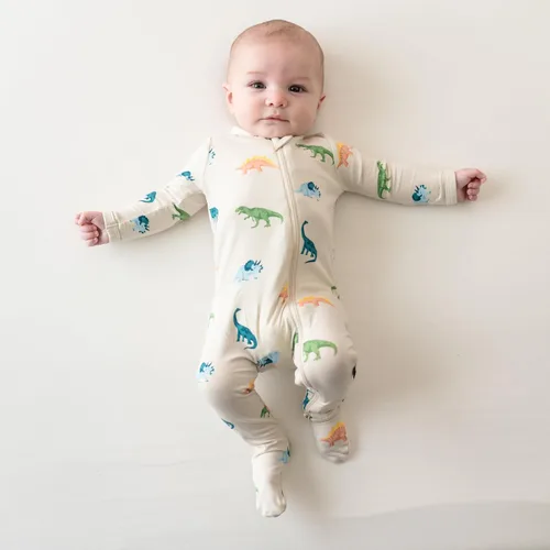 Miniatura 93 de KYTE BABY Pies unisex con cierre de cremallera, rayón hecho de bambú, 0-24 meses