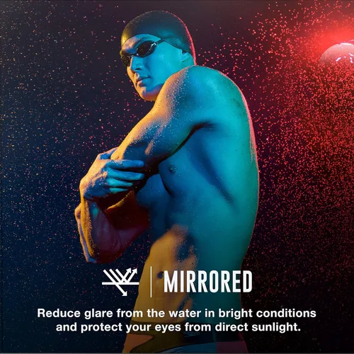 Miniatura 3 de Speedo Speed Socket 2.0 - Lentes de natación Negro/Plata Espejado