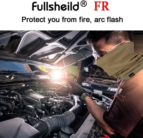 Miniatura 2 de Fullsheild FR - Máscara facial resistente al fuego, cubierta completa, polaina para el cuello, para soldar, caza, ejército, trabajo militar
