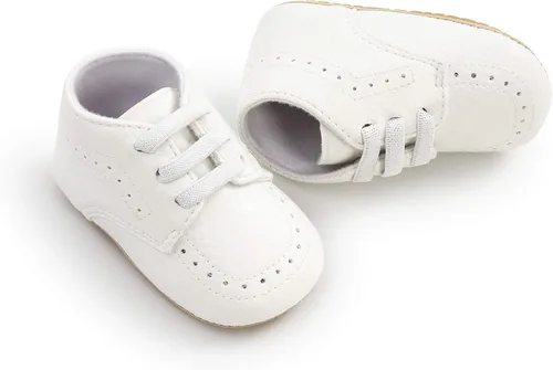 Miniatura 5 de Zapatos para bebé niño y niña, uniformes de boda, zapatos de vestir Oxford, zapatos de suela antideslizante, mocasines planos para niños pequeños