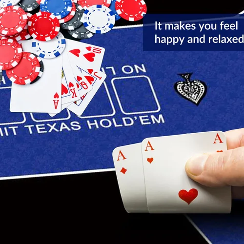 Miniatura 5 de nuveti 79 x 40 cartas de póquer plegables de Texas Poker con diseño de mesa, portátil, antideslizante, tapete de juego de mesa de goma suave y 79 X