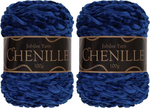 Miniatura 16 de JubileeYarn - Hilo de chenilla (3.53 oz/poliéster peinado, circonita), 1 pastel