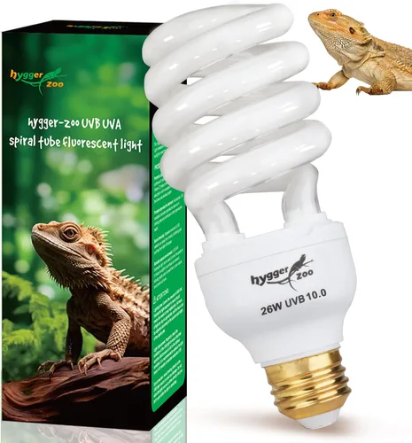 Bombilla UVB para reptiles, 10.0 26 W UVB para reptiles, Hygger zoo UVA UVB para reptiles, bombilla UVB para reptiles, bombilla UVB para dragón