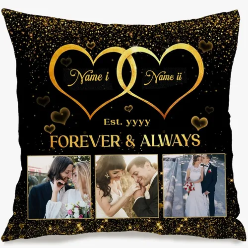 Miniatura 15 de One Photo Personalized Sofa Pillow Case with Custom Message enriching Your Home Style While Providing a Warm and Memorable Gift idea