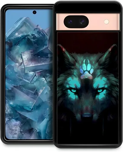 Miniatura 17 de CARLOCA Funda compatible con iPhone 13 Pro, diseño gráfico de identidad negra espiritual lobo, a prueba de golpes, antiarañazos, para iPhone 13 Pro