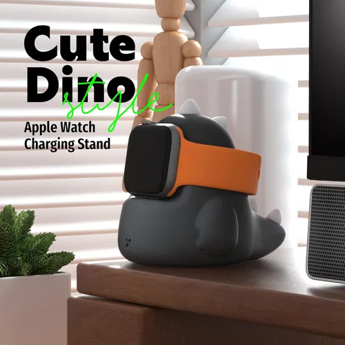 Miniatura 2 de ELETIUO Soporte Cargador Compatible con Apple Watch Series Ultra2/Ultra/10/9/8/SE2/7/6/SE/5/4/3/2/1 (49/46/45/44/42/41/40/38 mm), Base de Carga Negro