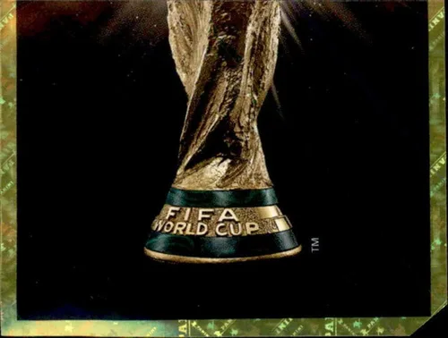 Pegatinas de Panini 2022: Road to FIFA World Cup Qatar 2022 #FWC3 - Adhesivo oficial de fútbol FOIL Trofeo