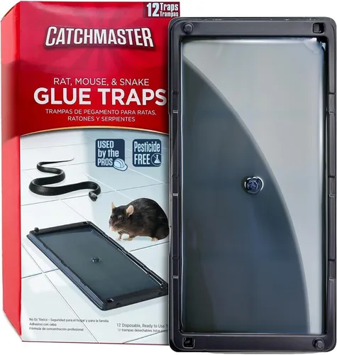 Miniatura 14 de Catchmaster Atrapa y lanza: trampas de pegamento desechables sin contacto y sin ver para interiores, no necesita cebo (paquete de 2), atrapa hasta