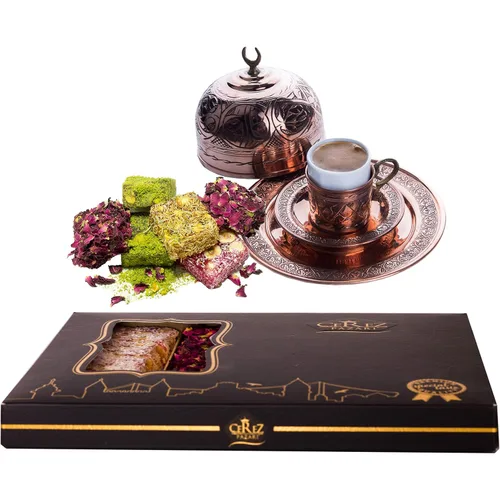 Miniatura 4 de Cerez Pazari Delicia turca Pistacho y Avellana con Fantástico Sabor a Rosa y Granada Experiencia en Caja de Regalo Grande de Lujo 17.64 oz Surtido