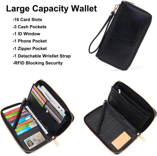 Miniatura 3 de Soperwillton Bolso de mochila para mujer. Bolsos de mano con diseño multiusos. Bolsa de hombro de cuero sintético. Bolsa de viaje. Juego de 2