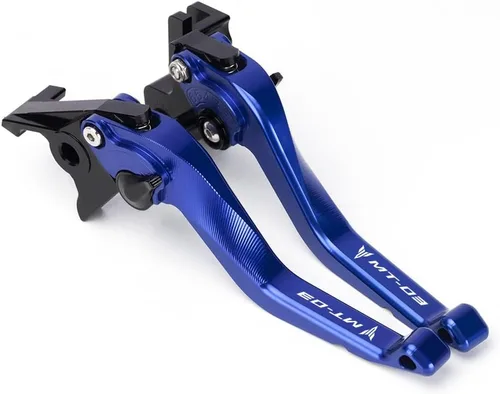 Miniatura 12 de Palancas de embrague de freno corto para motocicleta compatibles con Yamaha MT-03 2018-2022 2023 2024 2025 Palancas delanteras más cortas Manijas