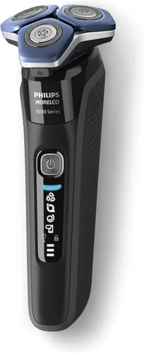 Miniatura 13 de Philips Norelco Shaver 7600, afeitadora eléctrica recargable en seco y húmedo con tecnología SenseIQ, cápsula de limpieza rápida, estuche de viaje