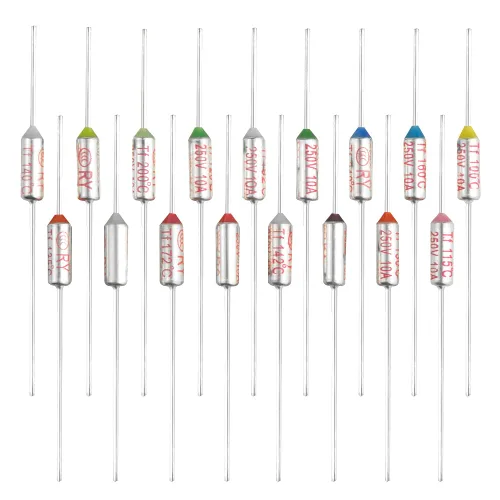 Miniatura 2 de Fusible térmico de 85 piezas 10A 250 V Celsius Circuito Térmico Fusible de temperatura de corte para electrodomésticos Equipo Industrial Eléctrico