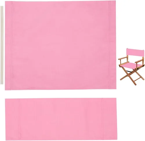Miniatura 9 de GORGECRAFT Fundas para sillas de directores de 21 ~ 16 x 8 ~ 21 pulgadas, funda de asiento de lona negra para asiento y respaldo con palo de madera