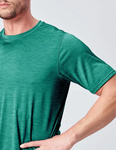Miniatura 5 de Paquete de 5 camisetas de manga corta, con cuello redondo y de secado rápido para hombre, camisetas deportivas para correr, entrenar o ir al gimnasio