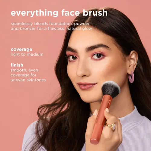 Miniatura 4 de Real Techniques Everything - Brocha de maquillaje facial, acabado impecable, aplicación de maquillaje sin rayas, para aplicación de maquillaje