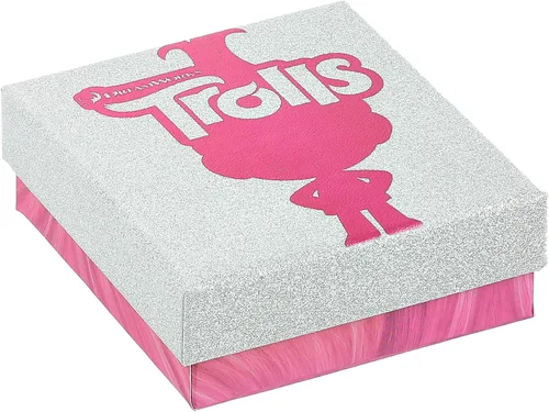 Miniatura 3 de Trolls DreamWorks - Collar con colgante de diamante chapado en plata epoxi
