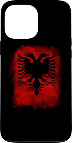 Funda para iPhone 13 Pro Max Albanian Albanian flag Albania Eagle Kosovo