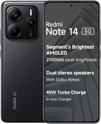 Miniatura 3 de XIAOMI Redmi Note 14 5G + LTE (para Tmobile Mint Tello Global) (256 GB + 8 GB) 6.67 pulgadas NFC 120Hz 108MP AI Triple Cam desbloqueado
