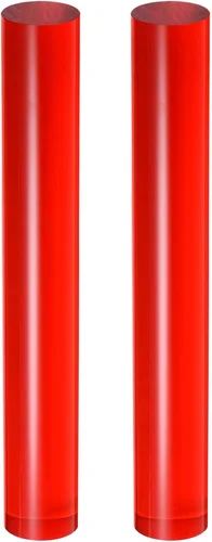 Miniatura 17 de HARFINGTON 2 rodillos de arcilla acrílica de 7.28 x 1 pulgadas, rodillo de tubo redondo de plástico antiadherente sólido para moldear, esculpir, Azul