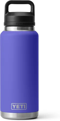 Miniatura 47 de YETI Rambler - Botella de 36 onzas, aislada al vacío, a prueba de fugas, de acero inoxidable con tapón para sorbos Aislamiento al vacío Azul marino