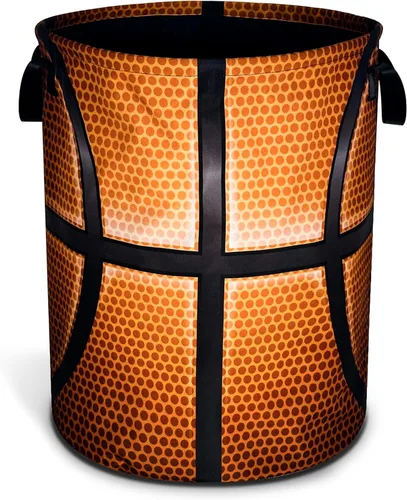Miniatura 8 de Cesta de lavandería de fútbol americano, plegable, de tela Oxford, divertida bolsa de lavandería, cesta de almacenamiento de ropa, organizador