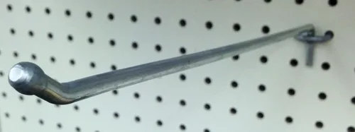 Miniatura 8 de Ganchos de clavija de 1 pulgada, ganchos para panel de exhibición de tablero perforado, paquete de 40