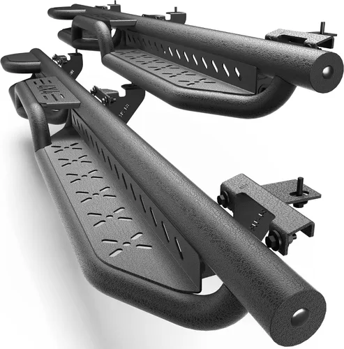Miniatura 33 de Estribos para Wrangler JK 2007-2018, pasos de trabajo de acero resistente Heavy-Duty Work Steps, 550-LB Capacity, Easy Cab & Bed Access, Jobsite