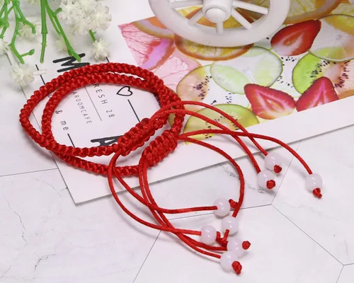 Miniatura 4 de PENTA ANGEL Pulsera de cuerda de mano roja, 12 piezas, ajustable, trenzada, correa de cordón de la suerte para protección, éxito, amistad
