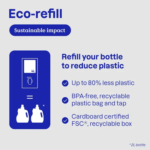 Miniatura 7 de ATTITUDE Repuesto de detergente líquido para ropa, verificado por EWG, compatible con HE, a base de plantas y vegano, jabón natural para lavandería