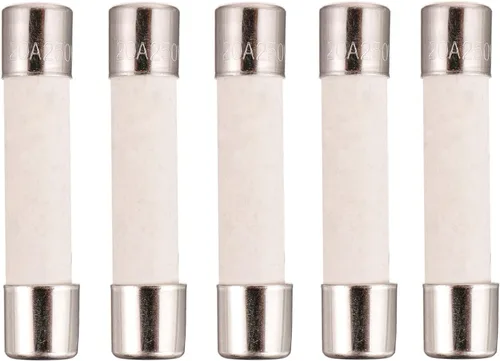BOJACK Fusible para microondas 20a Fusible de cerámica 20 Amp 250V de soplado lento Compatible y reemplazo universal para WB27X10388 y otros