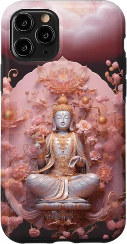 Miniatura 27 de iPhone 16 Pink Buddha - Lotus Flower - Spiritual Buddhism Buddhist Case
