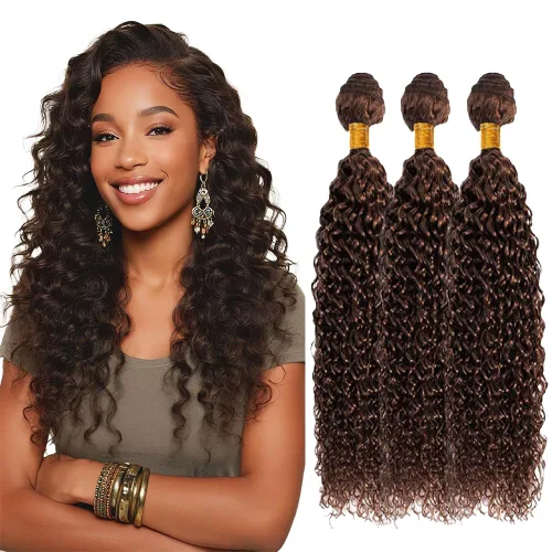 Miniatura 56 de Color 30 paquetes de cabello humano marrón onda del cuerpo paquetes 8 10 12 pulgadas brasileño virgen Remy extensiones de cabello humano doble trama