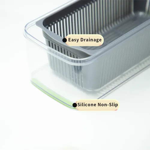 Miniatura 6 de Picador de verduras – Cuchillas de acero inoxidable resistentes al óxido para cortar, cortar en cubitos y picar sin esfuerzo – Base antideslizante