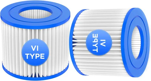 Filtro de spa tipo de repuesto para bañera de hidromasaje, 2 piezas, compatible con Colem Salu 90352E 58323E, bañera de hidromasaje inflable, filtro