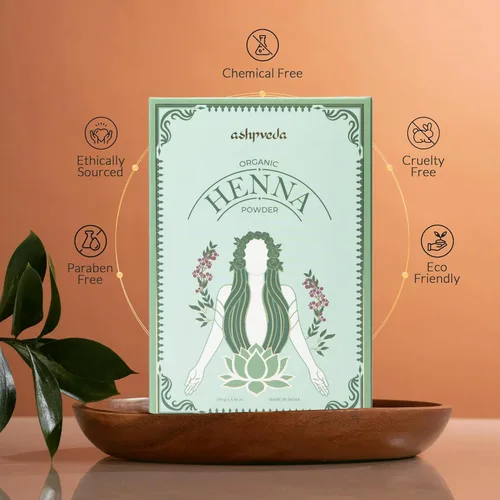 Miniatura 6 de Polvo de henna orgánico para el cabello, triple refinado, secado al sol, natural y herbario Premium Henna en polvo con Shikakai y Bhringraj Sin