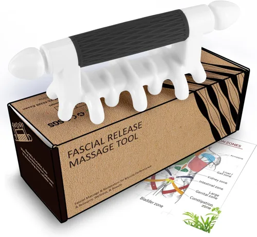 Herramienta de Masaje Fascial Liberador Miofascial para Piel Anti-Celulitis Calmante Drenaje Linfático Punto de Activación Tejido Profundo Cuello,