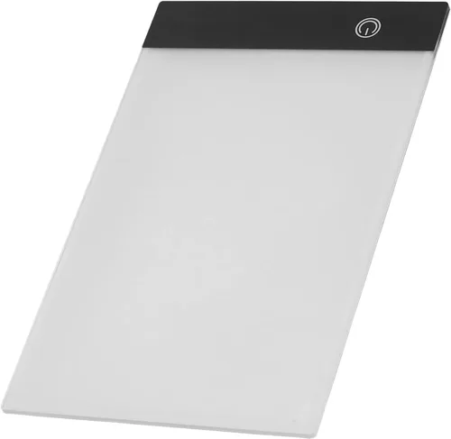 Miniatura 7 de Huleo Almohadilla de luz LED, almohadilla de luz de trazado A5, caja de luz de almohadilla de rastreo de artcrafts, 3 niveles de brillo, tablero