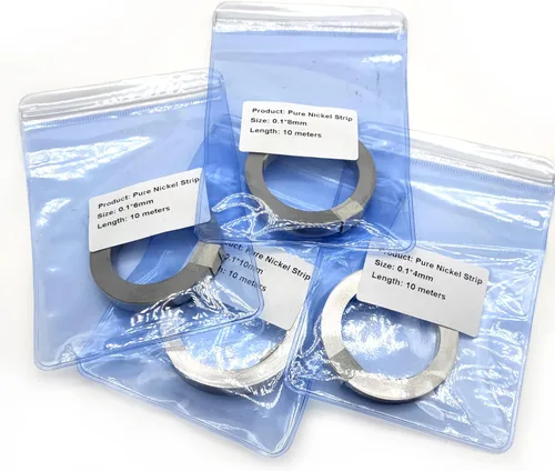 Miniatura 7 de Tiras de níquel puro para soldadura de paquete de batería de litio 99,6% de pureza, 32 pies 0,15 * 6 mm Tiras de níquel para soldadura por puntos