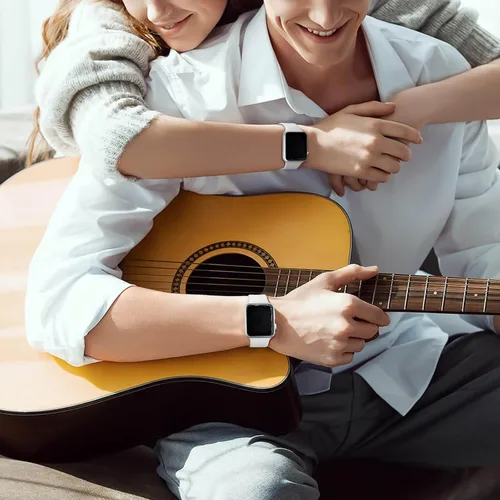 Miniatura 4 de Correa deportiva compatible con Apple Watch de 38, 40, 41, 42, 44, 45, 46 y 49 mm, unisex, accesorio de repuesto de silicona suave para correas