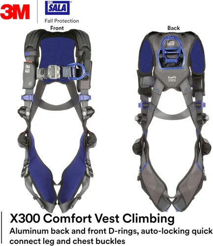 Miniatura 2 de 3M DBI-SALA ExoFit X300 Comfort Chaleco Escalada Arnés Protección Caída